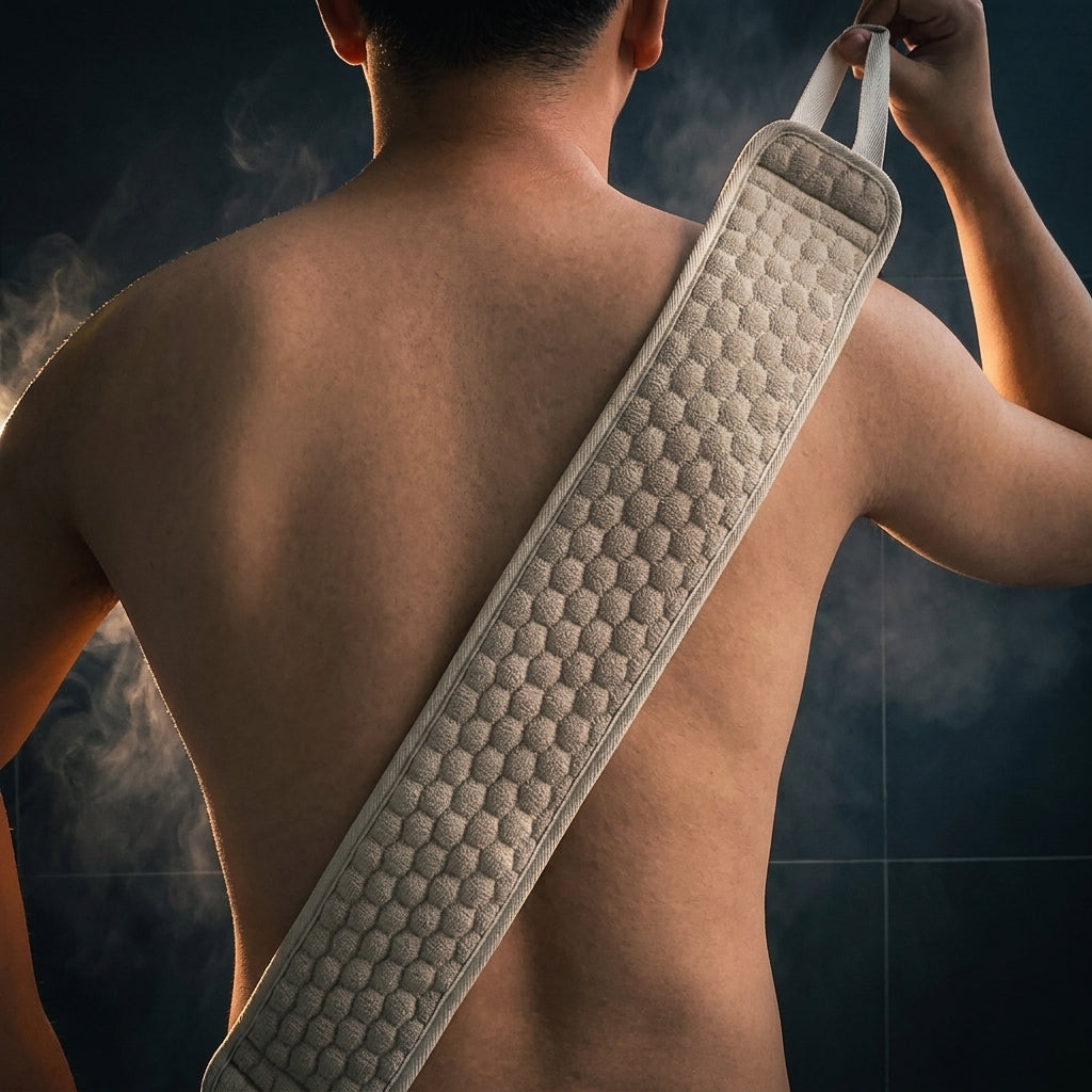 Exfoliating Back Scrubber with Long Handle